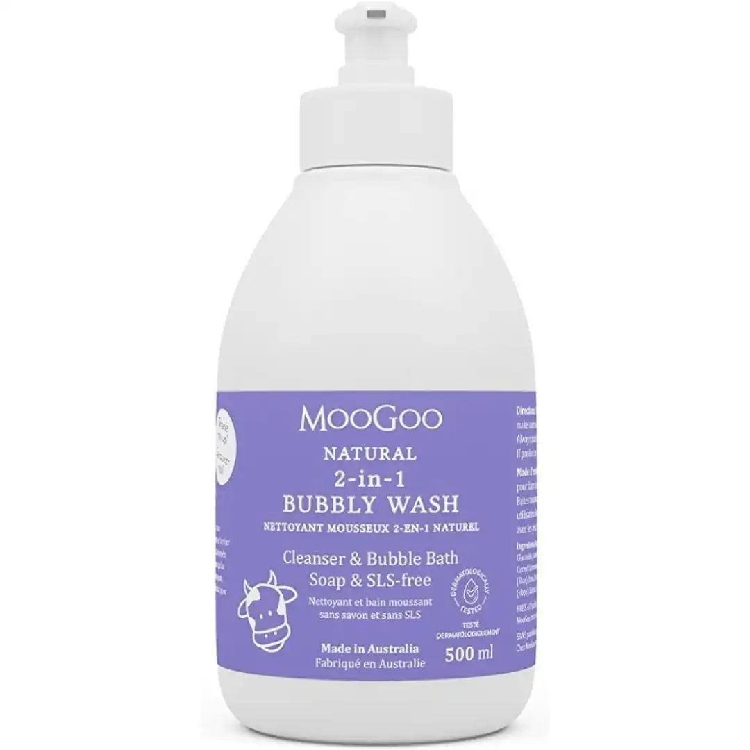 MOOGOO Baby Range - 2-in-1 Bubbly Wash 500ml