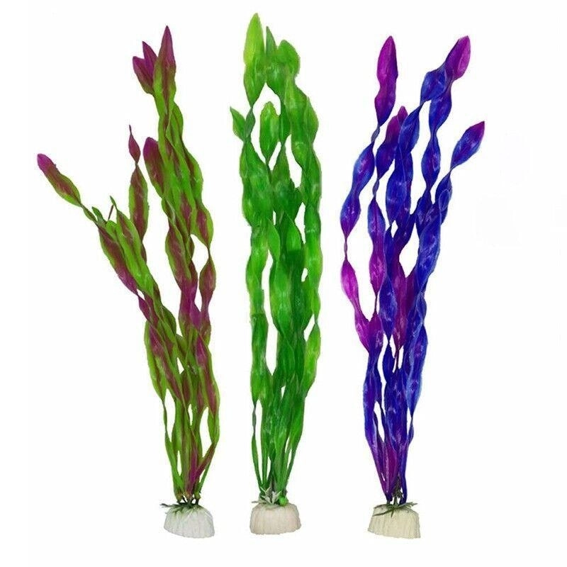 10PCS Artificial Plants Fish Tank Aquarium Aquatic Plants Simulated Water Grass