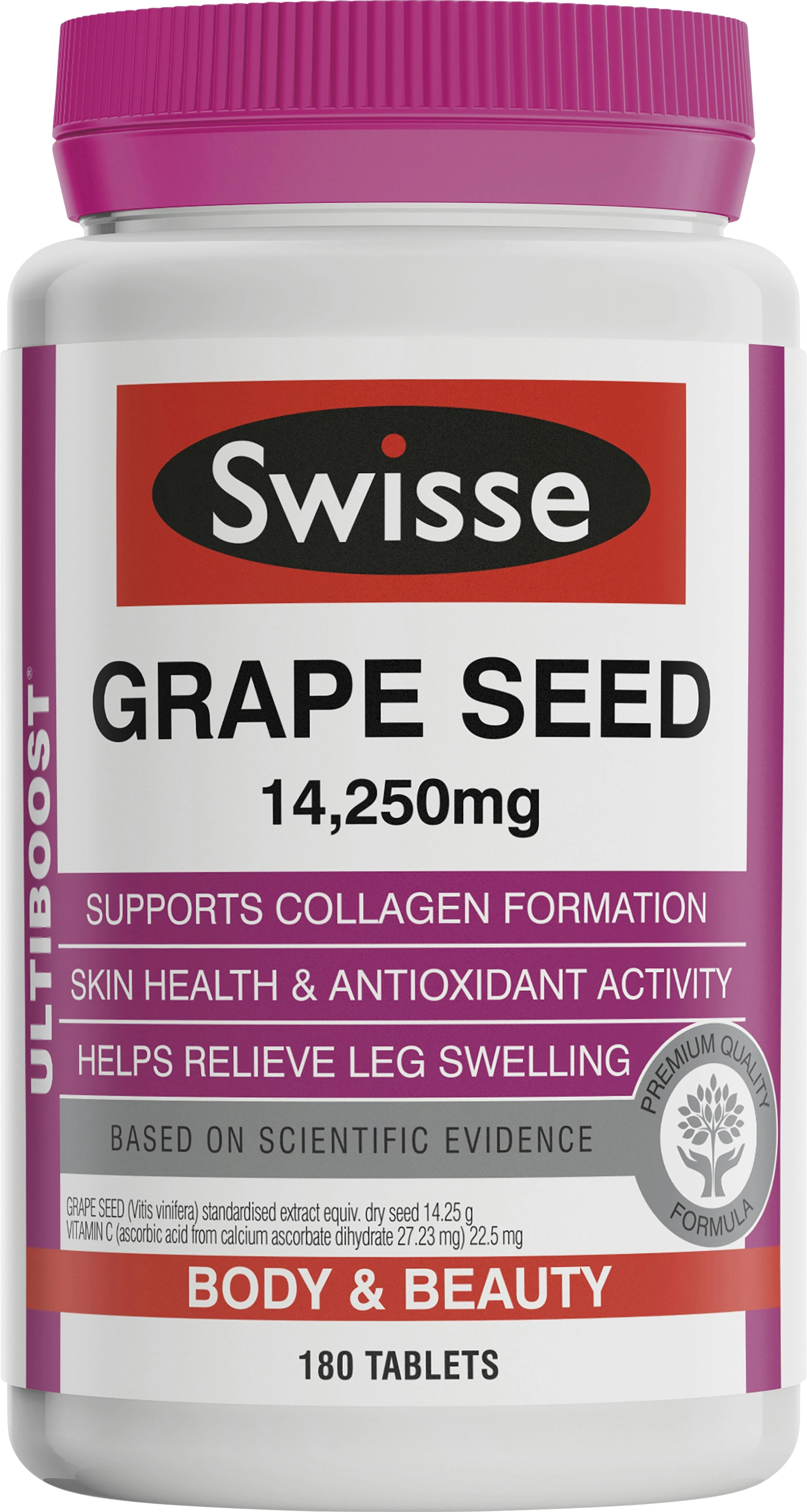 Swisse Ultiboost Grape Seed 180 Tabs