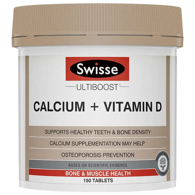 Swisse Ultiboost Calcium + Vitamin D 150 Tablets