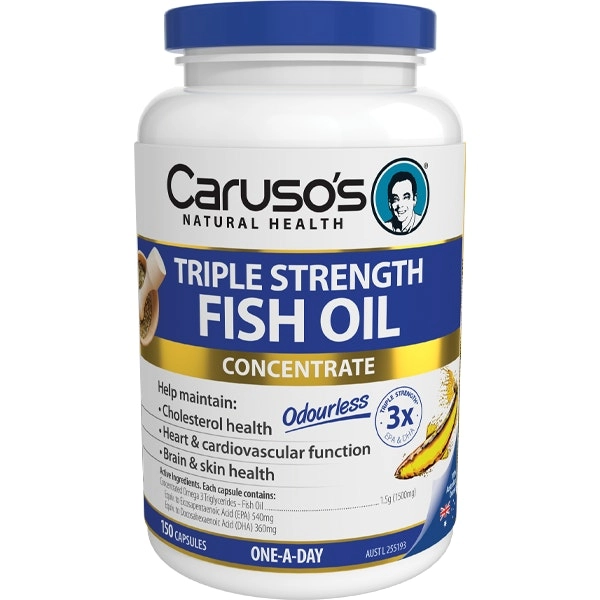 Caruso's Triple Strength Fish Oil Concentrate 150 Caps