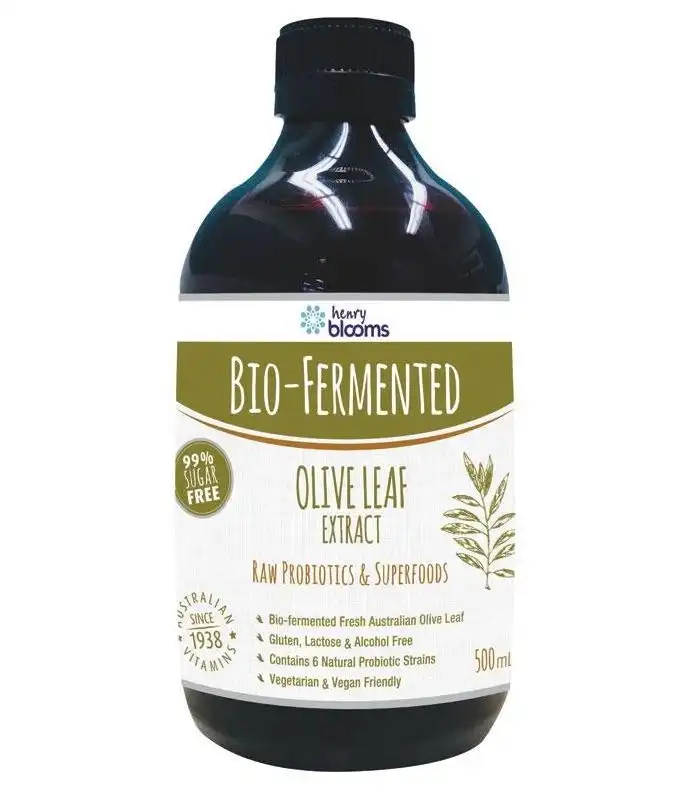 Henry Blooms Bio Fermented Olive Leaf 500ml