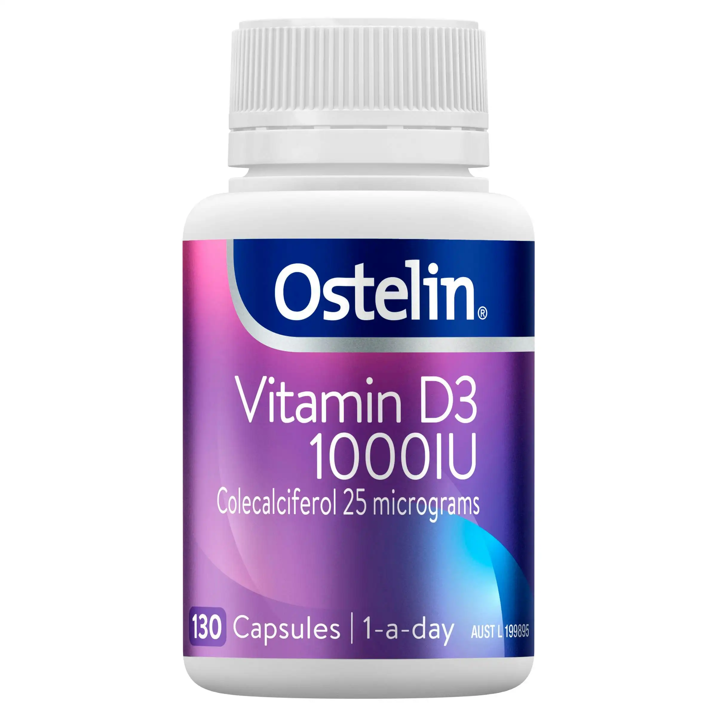 Ostelin Vitamin D3 1000IU Capsules 130 Pack