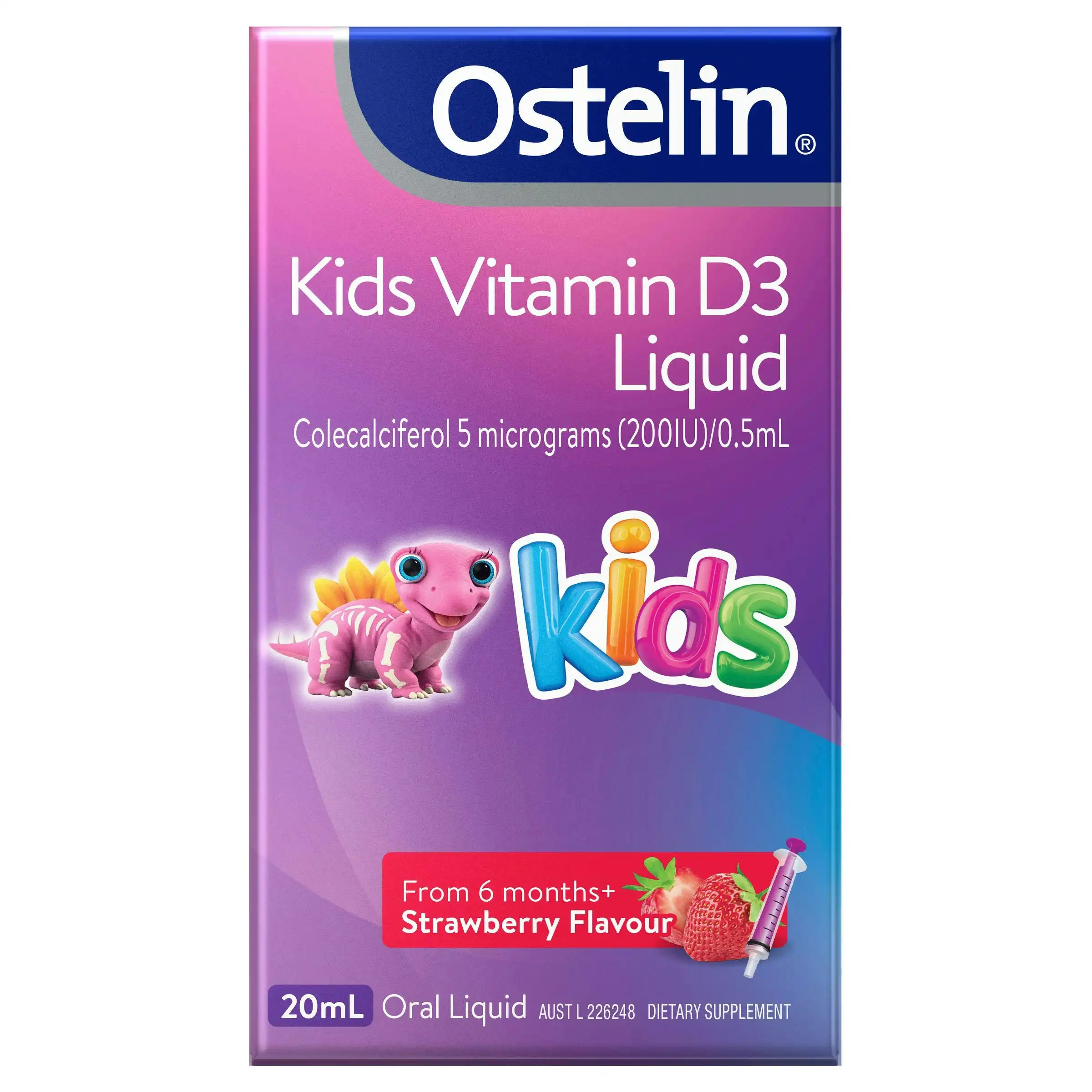 Ostelin Kids Vitamin D3 Liquid 20mL