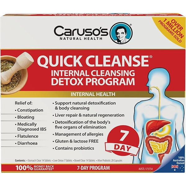 Caruso's Quick Cleanse Internal Cleansing Detox Program (7 Day)