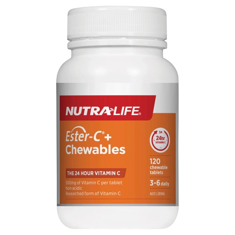 Nutra-Life Ester-C(R) + 500 120 Chewable Tablets