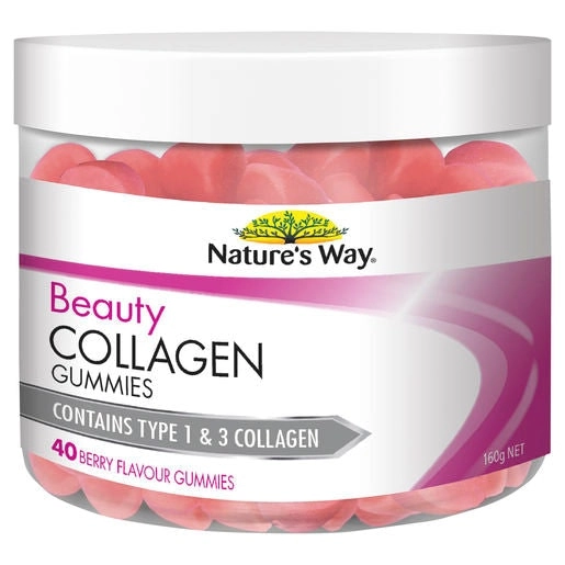 Natures Way Beauty Collagen 40 Gummies