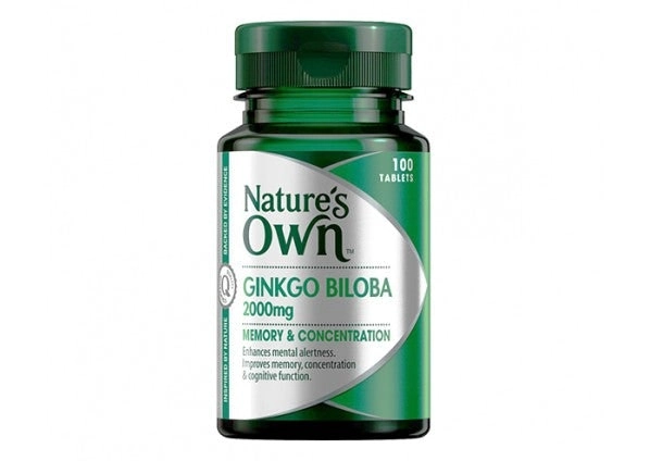 Natures Own Ginkgo Biloba 2000Mg 100 Tabs