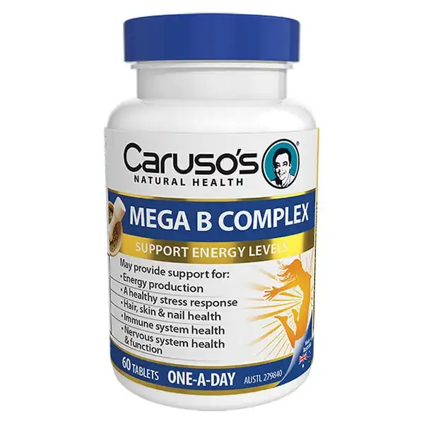 Caruso's Mega B Complex 60 Tablets