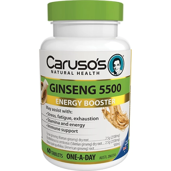 Caruso's Ginseng 5500 60 Tablets