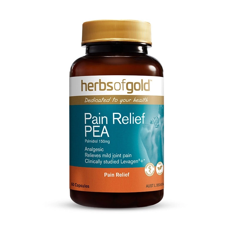 Herbs Of Gold Pain Relief Pea 60caps