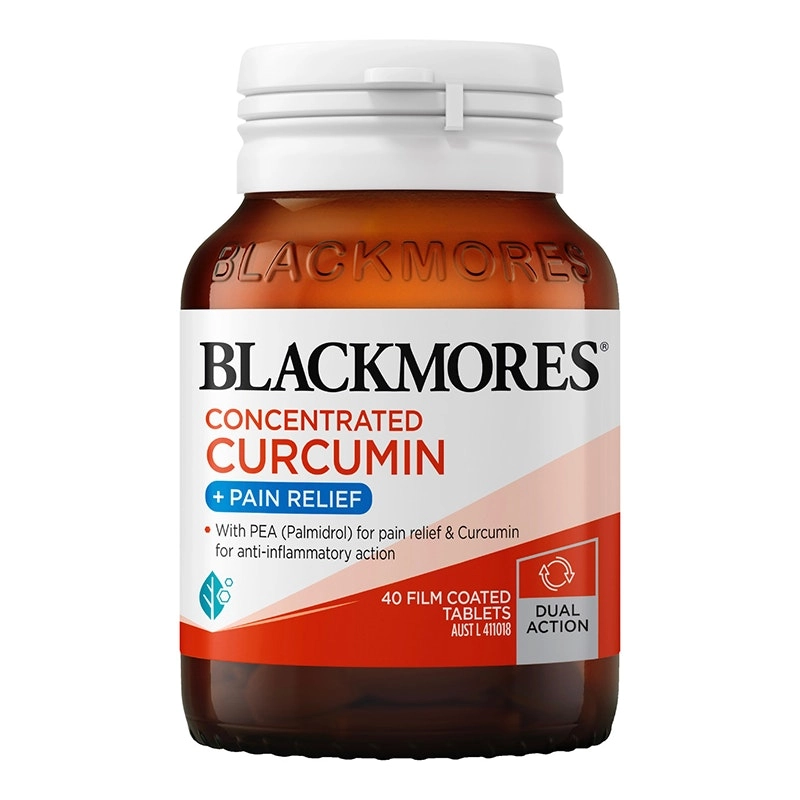 Blackmores Concentrated Curcumin + Pain Relief 40 Tablets