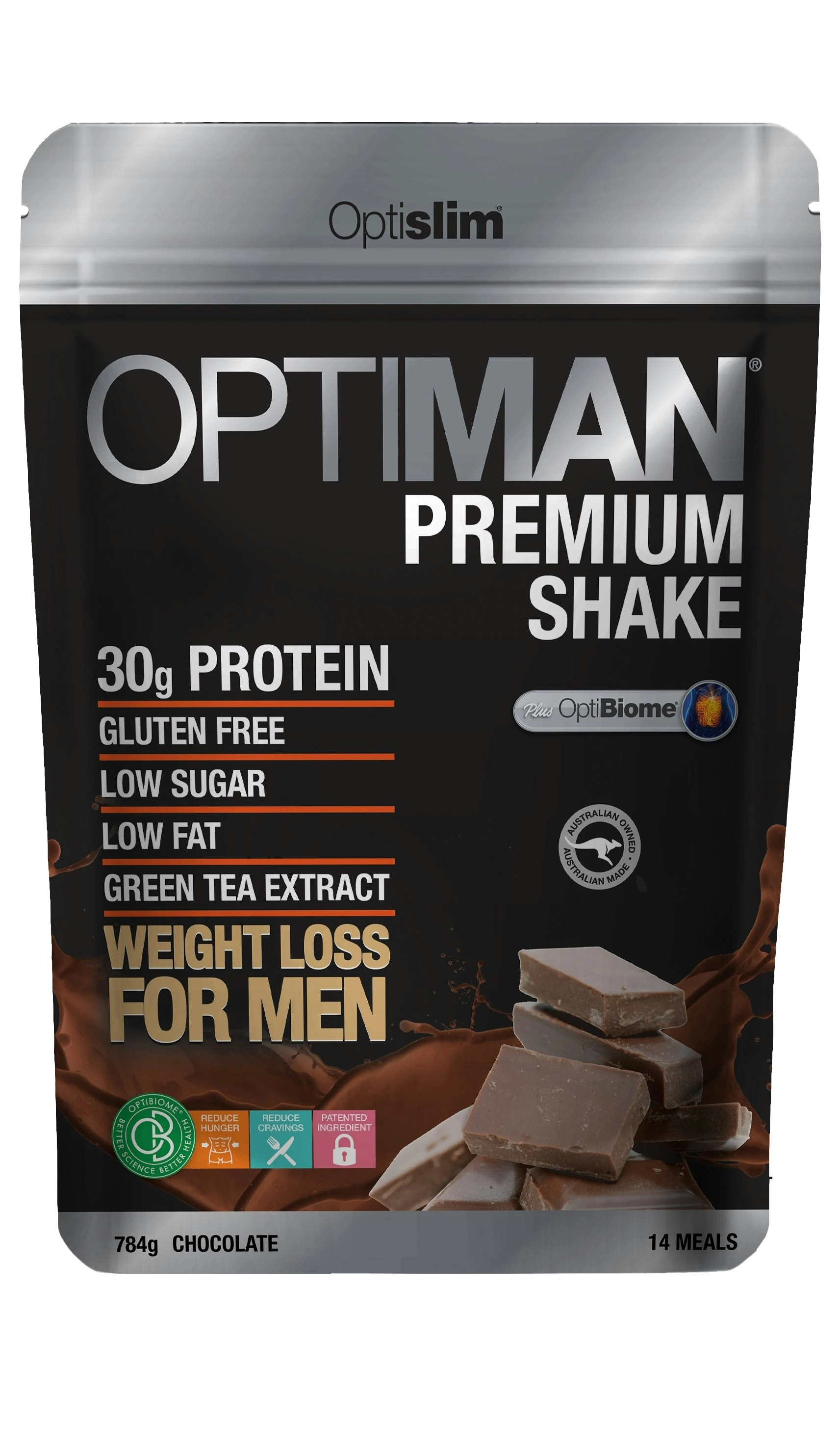 Optiman Premium Chocolate 784g