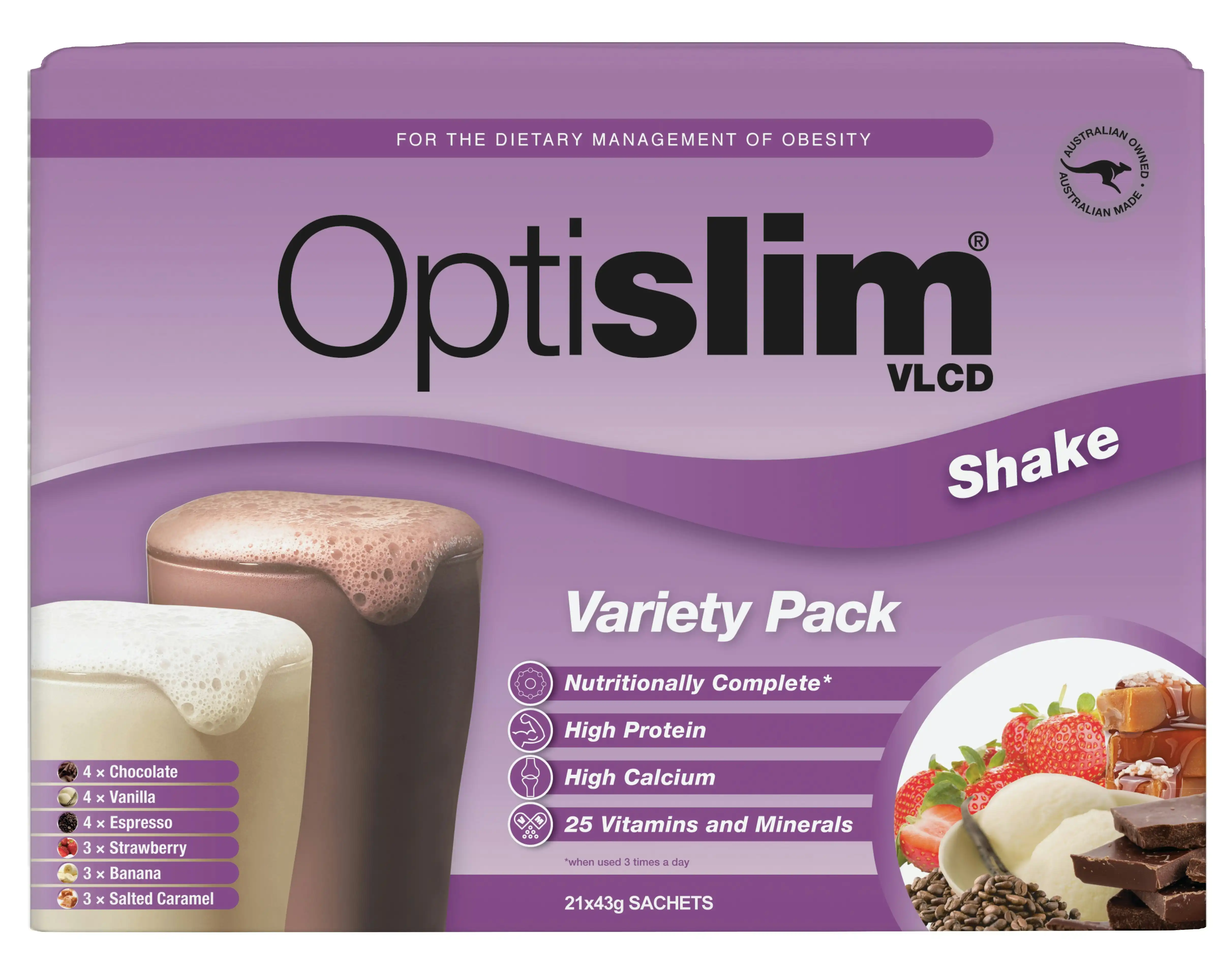 OptiSlim VLCD Shake Variety 21X43g