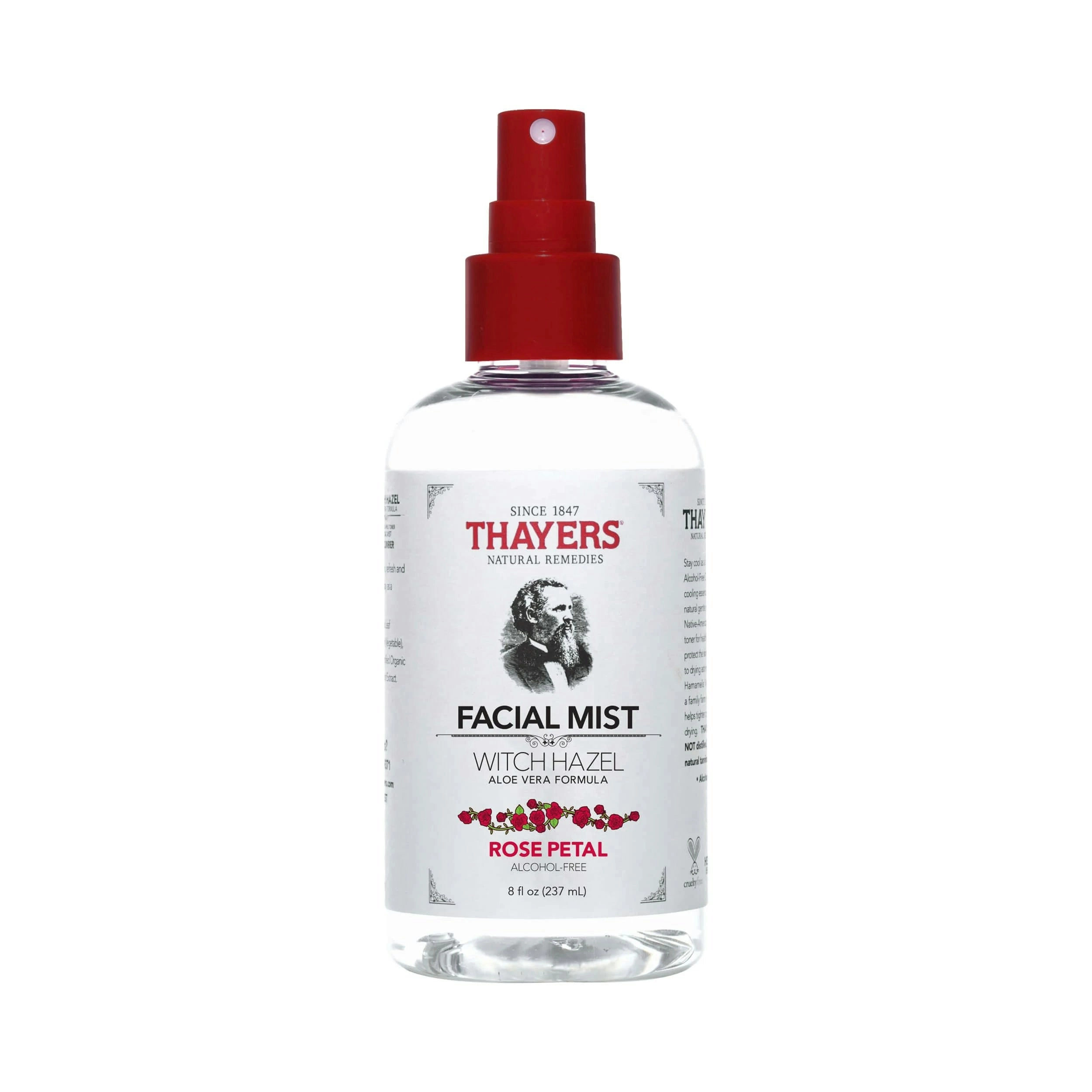 Thayers Rose Petal Alcohol Free Toner Mist With Witch Hazel Aloe Vera 237ml