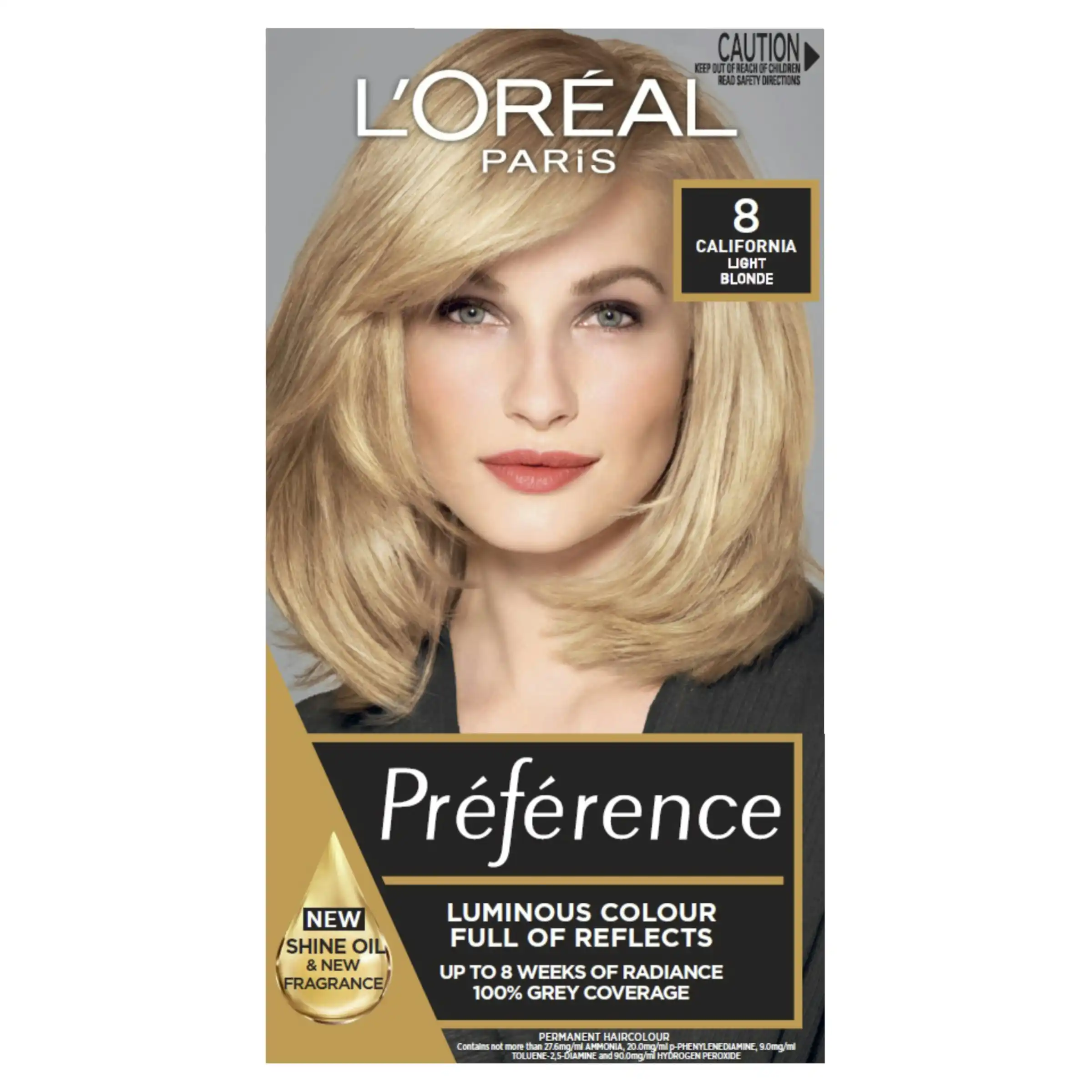 L'Oreal Paris Preference 8 California Blonde