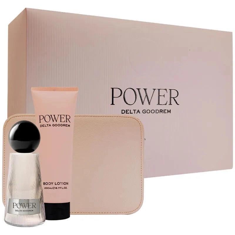 DELTA GOODREM Power 3 Piece Gift Set (125ml Edp/ 200ml Body Lotion/ Pouch)