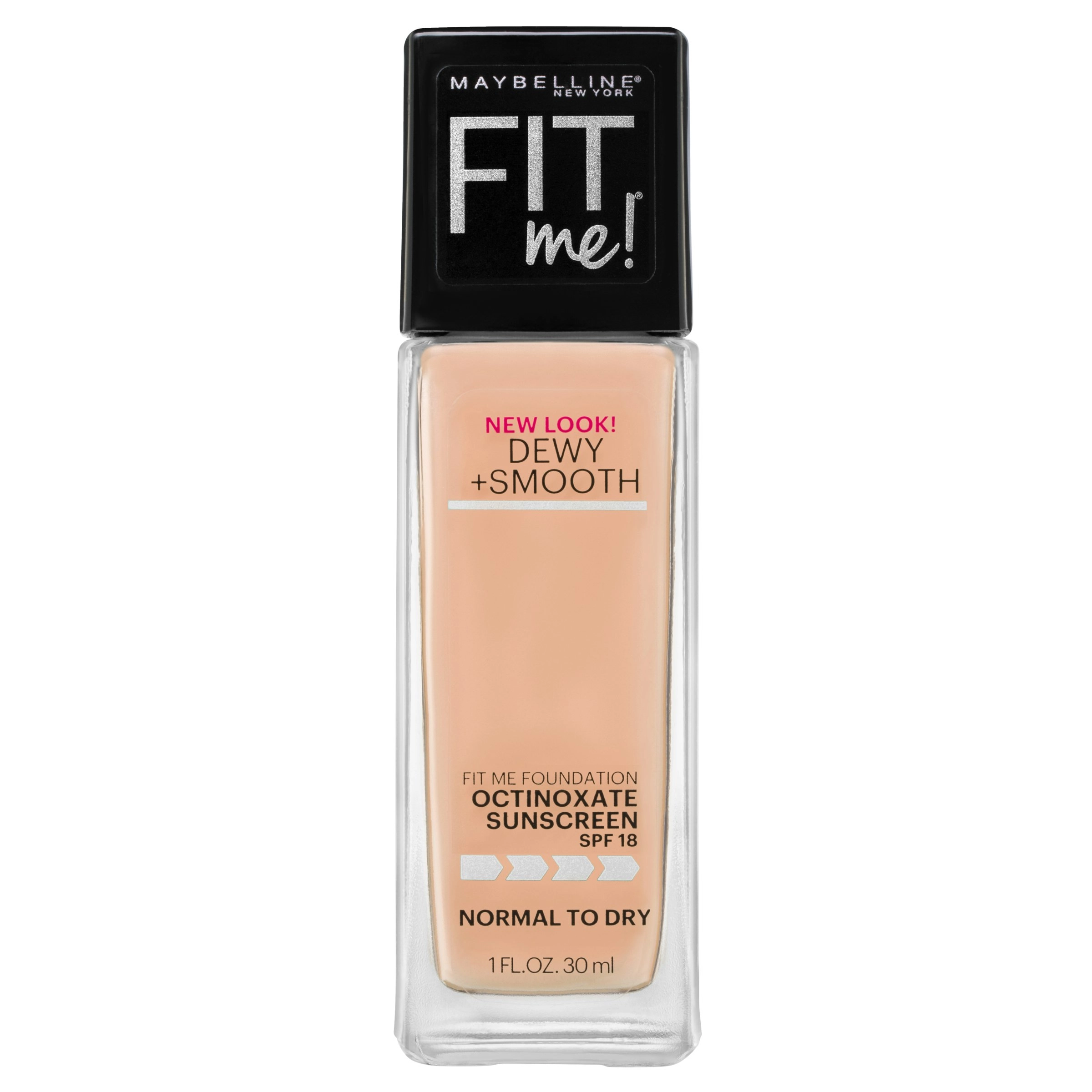 Maybelline Fit Me Dewy & Smooth Luminous Liquid Foundation - Nude Beige 125