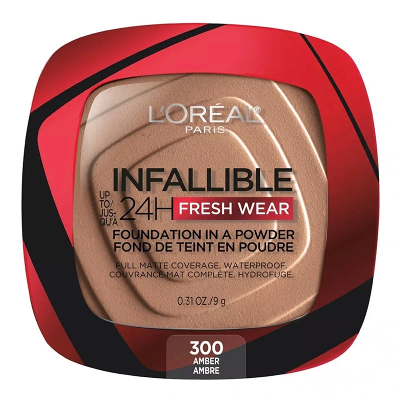 L'Oreal Paris Infallible Fresh Wear Powder Foundation 300 Amber