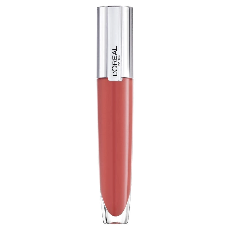 L'Oreal Paris Liquid Brilliant Signature Plumping Lip Gloss 410 I Inflate