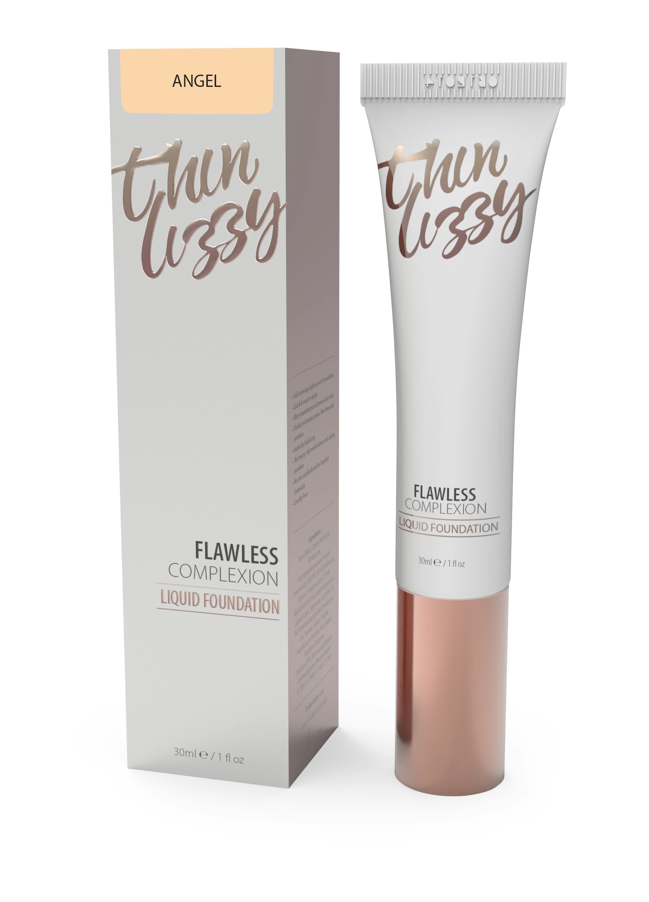 Thin Lizzy Flawless Complexion Liquid Foundation Angel