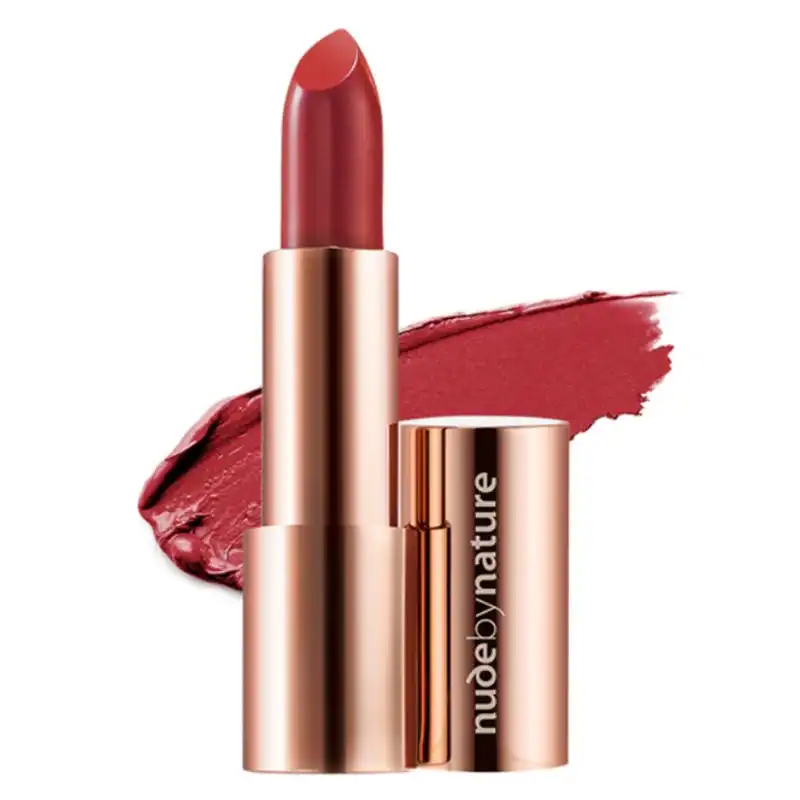 Nude by Nature Moisture Shine Lipstick 08 Garnet