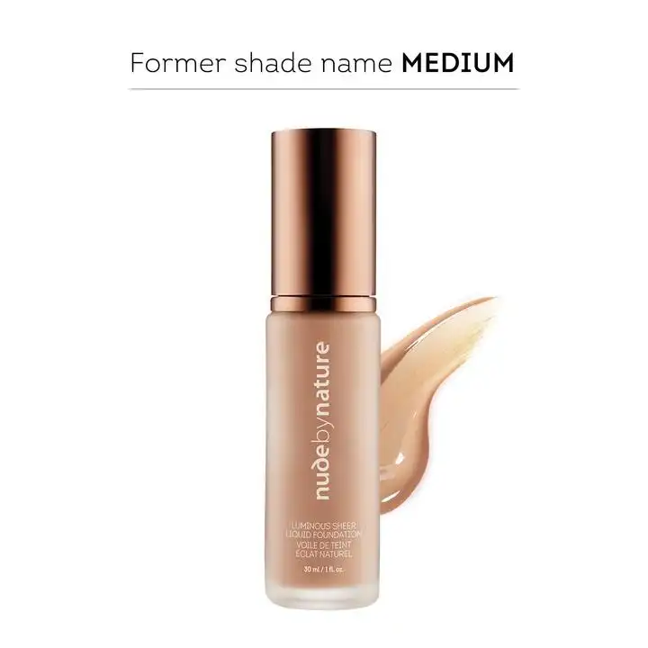 Nude by Nature Luminous Sheer Liquid Foundation Warm Nude 30ml