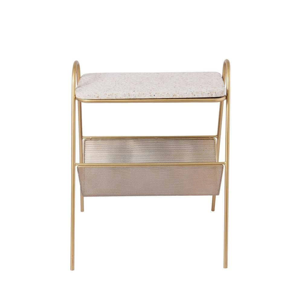 J.Elliot Corbyn 61x45cm Magazine Rack/Holder Home Furniture Bookshelf Stand Gold