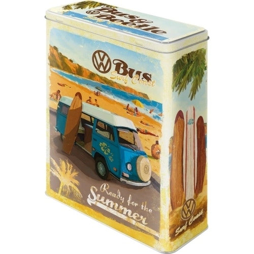 Nostalgic Art 26cm/4L Tin Metal Storage Box Kombi Ready for Summer Container XL