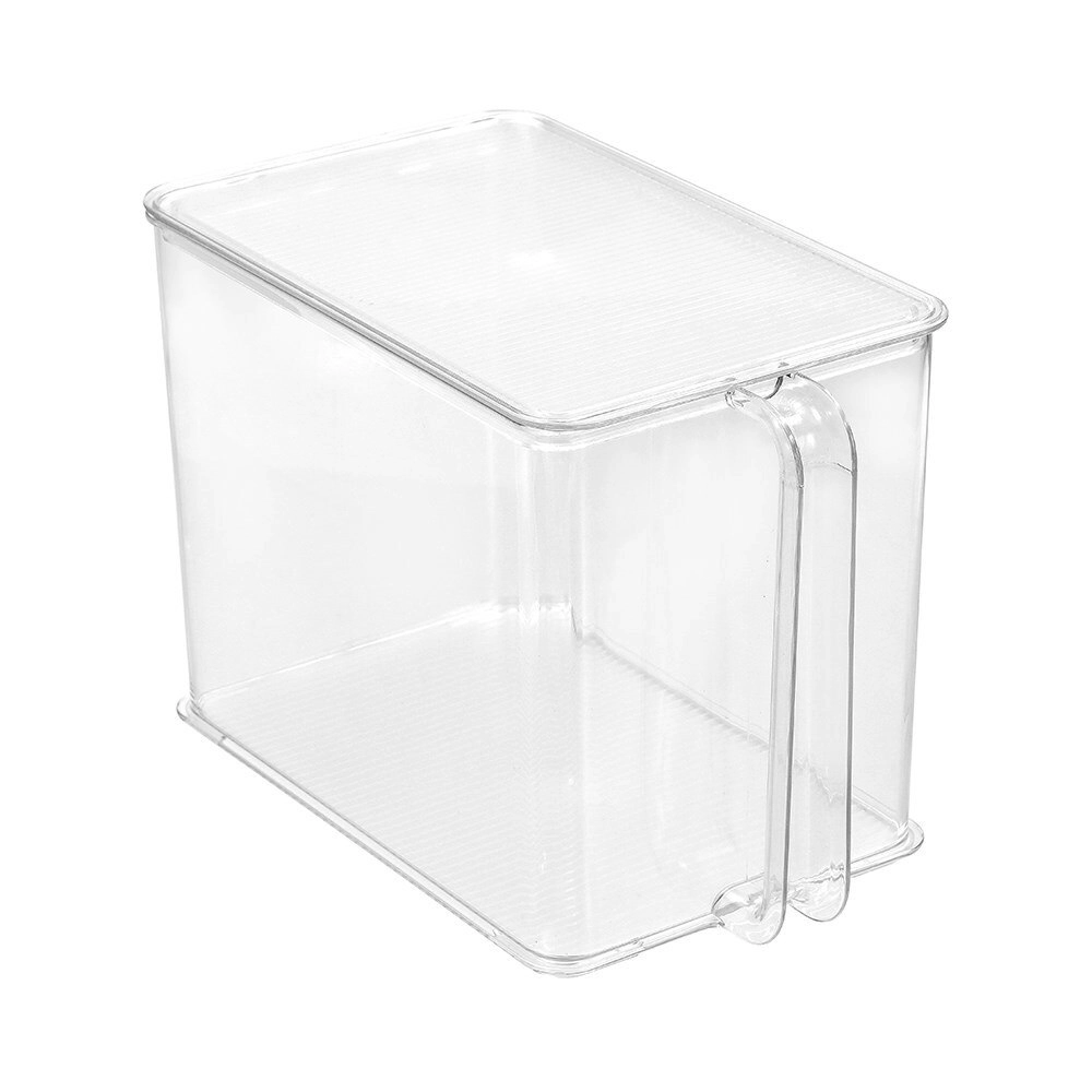 Boxsweden Crystal Easy Access Storer w/ Lid 9L/32cm Stackable Storage Organiser