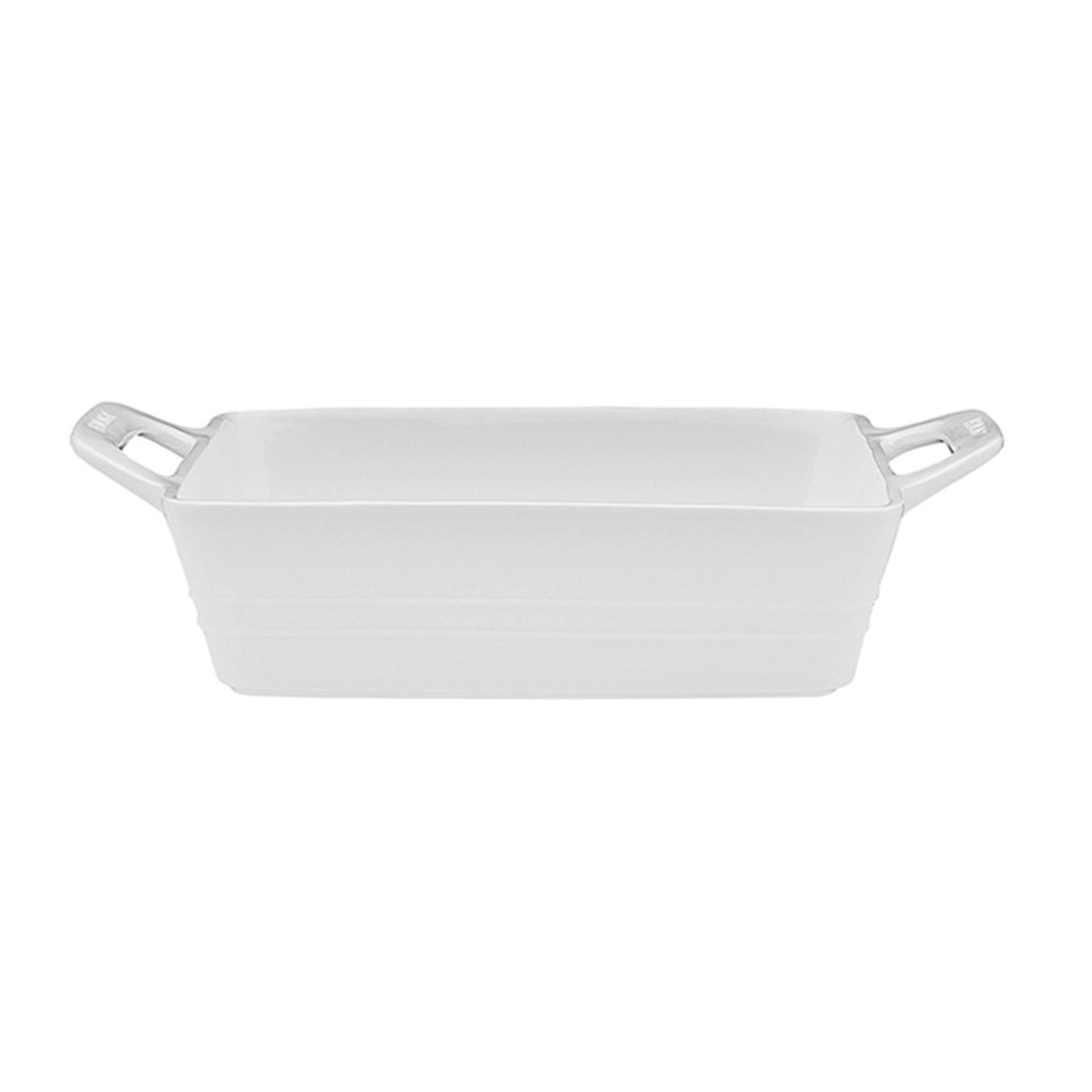 Ecology Signature 30cm Porcelain Square Baker Dish Oven Bakeware Tray White