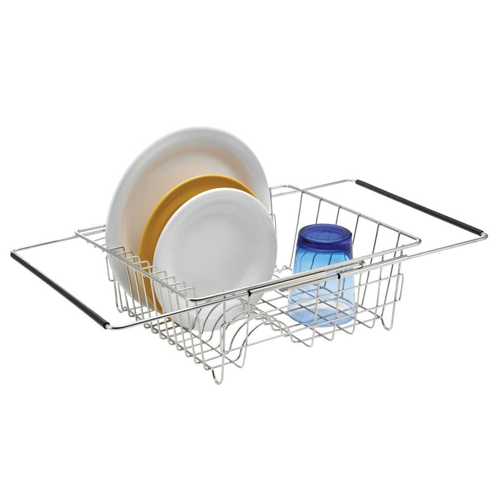 Polder Expandable In-Sink Dish Rack 35cm Stainless Steel Kitchen Cutlery Storage