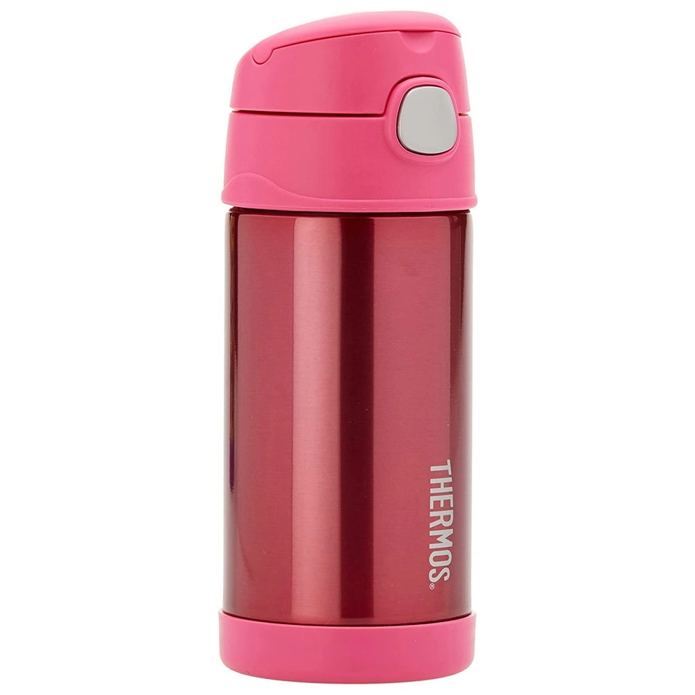 Thermos 355ml Funtainer Vacuum Insulated Drink Bottle Pink Stainless Steel