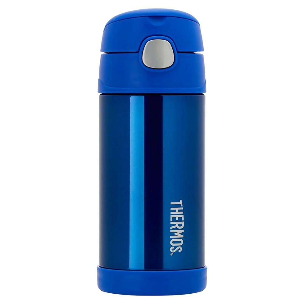 Thermos 355ml Funtainer Vacuum Insulated Drink Bottle Blue Stainless Steel