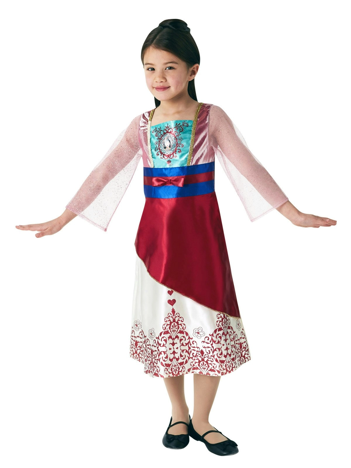 Disney Mulan Gem Opp Princess Dress Up Kids Halloween Party Costume Size 4-6