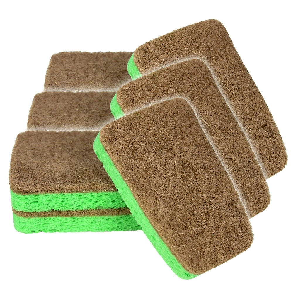 9pc Sabco Naturals Antimicrobial Sponge Non Scratch Grime Scrubber/Cleaner