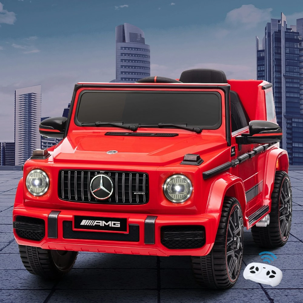 Kids Electric Ride On Car Mercedes-Benz Licensed AMG G63 Toy Cars Remote Red