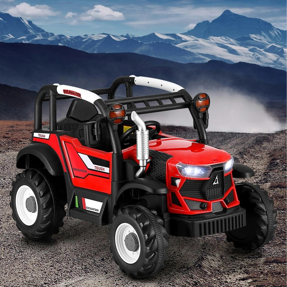 Rigo Kids Electric Ride On Car Off Road Jeep Remote 12V Red