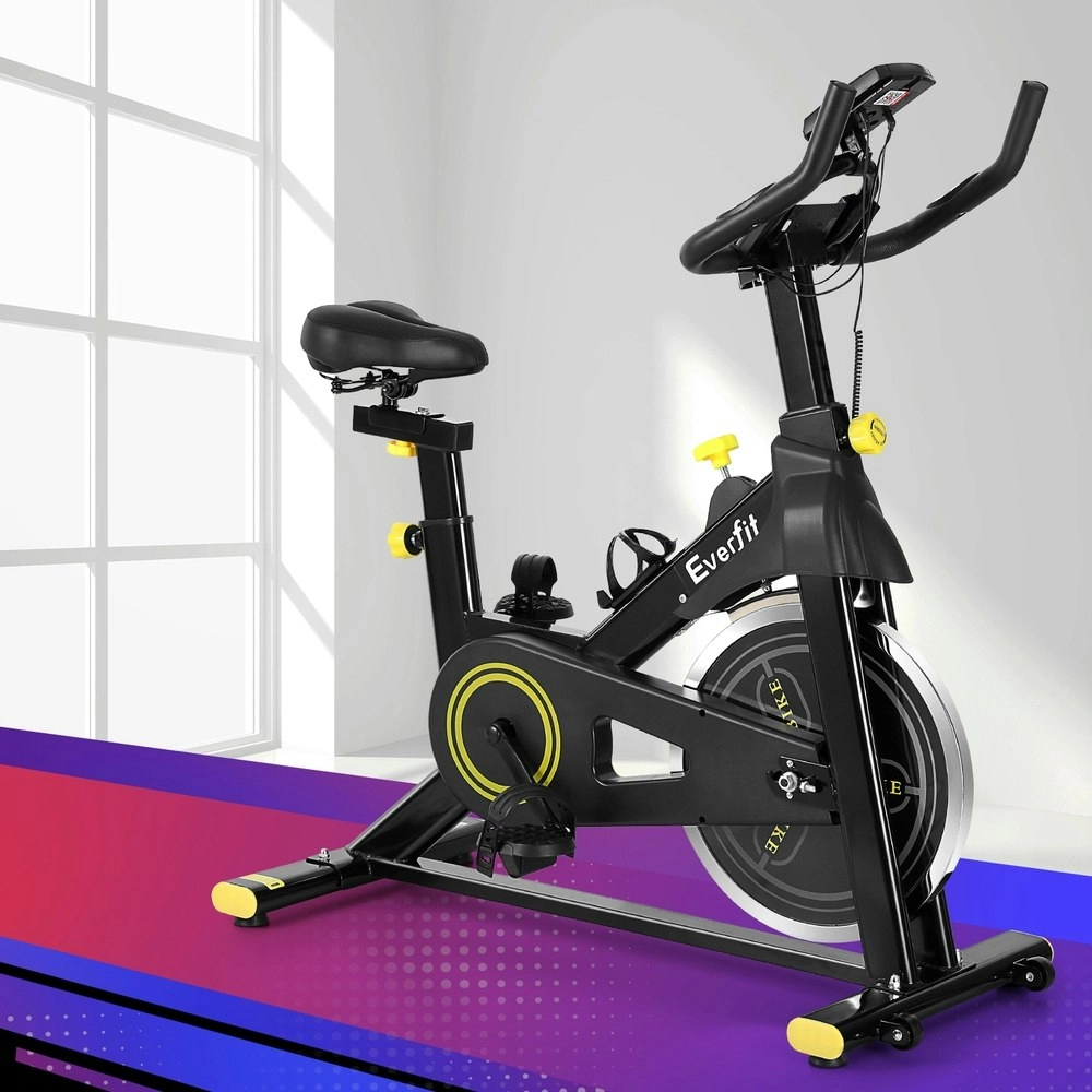 Everfit Spin Bike Exercise Bike Cardio Gym Bluetooth APP Connectable