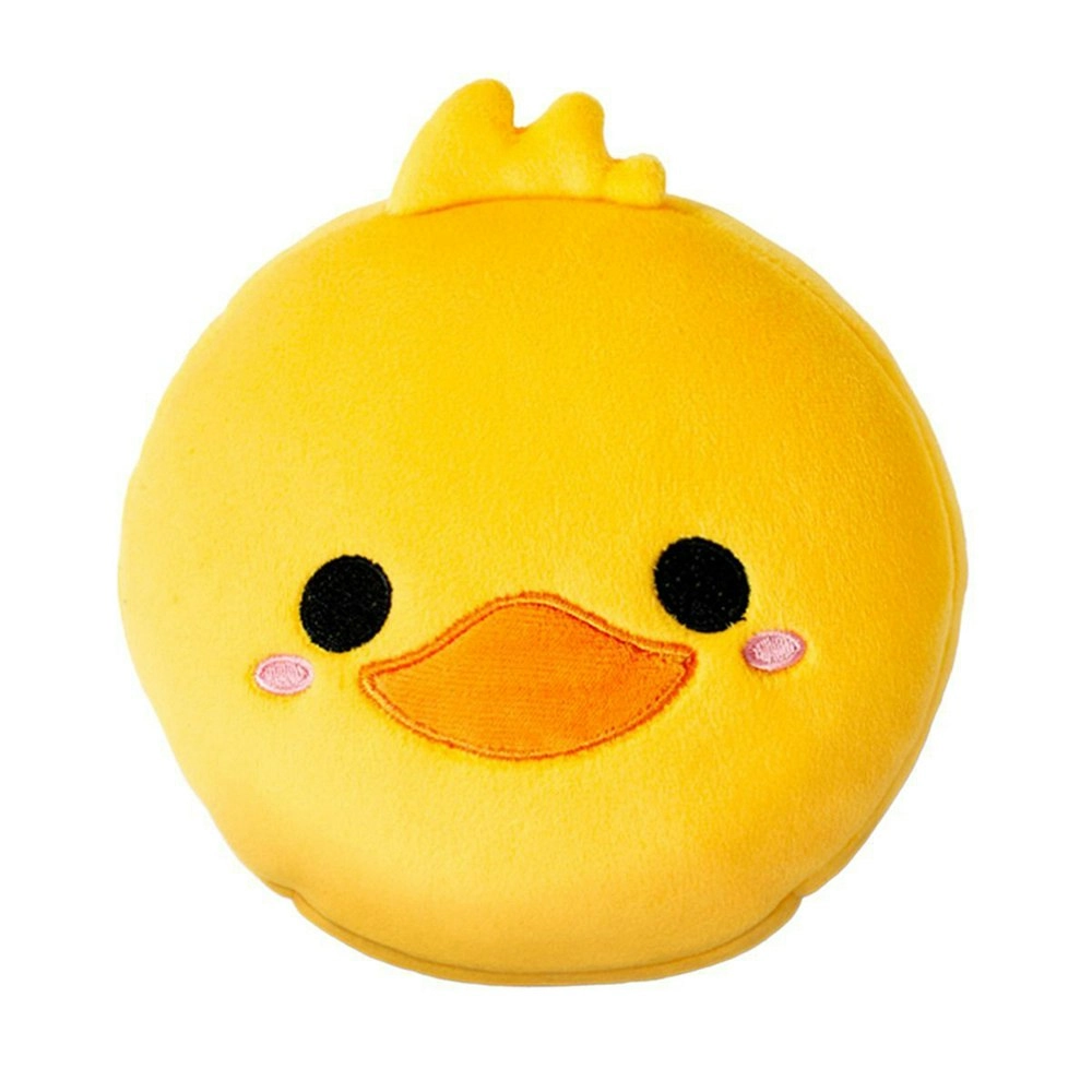 Relaxeazzz 15cm Duck Travel Pillow w/ Eye Mask 6y+ Kids/Adults Cushion Plush