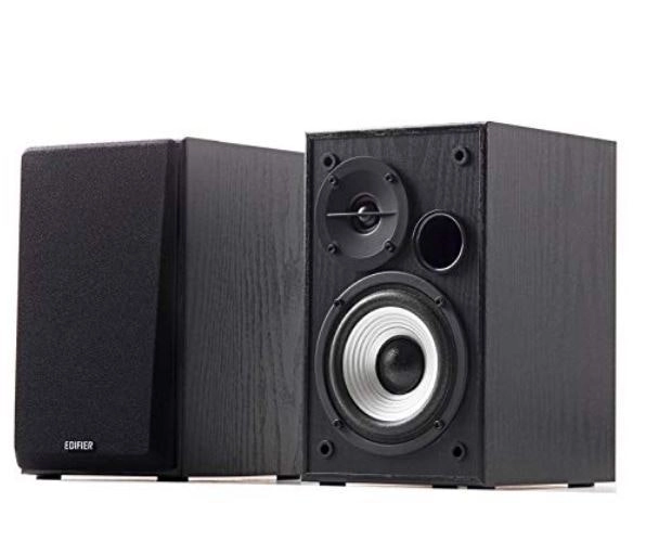 Edifier R980T Powered 2.0 Bookshelf Speakers w/ Dual RCA Input for Desktop Black