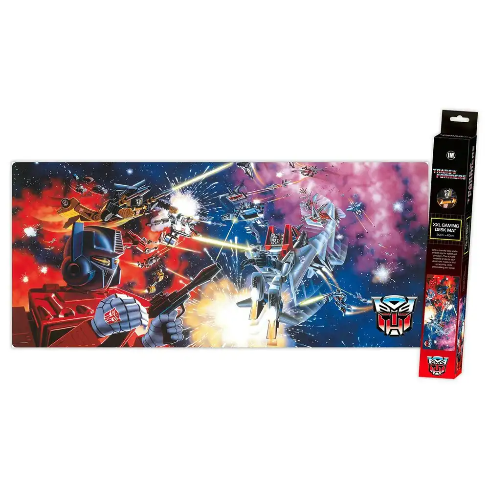 Transformers Space Battle Optimus Prime Themed XXL Desk Mat Mouse Pad 90x40cm