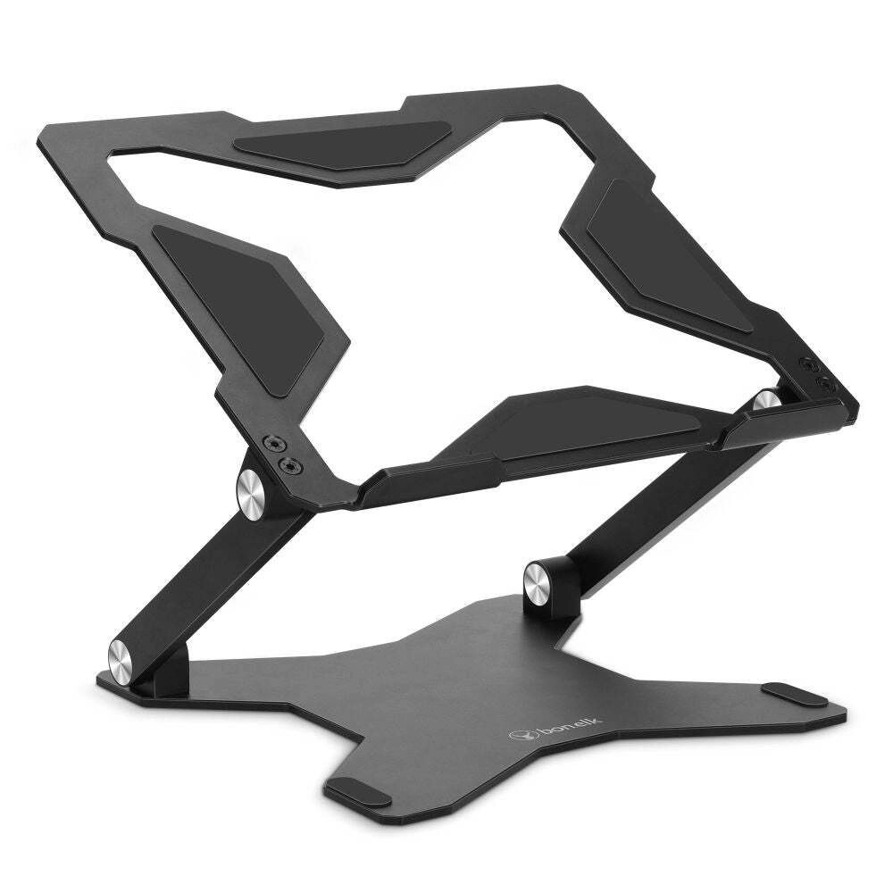 Bonelk Elevate Flow Foldable Stand Holder Riser For 11-17" Laptop/Notebook Black