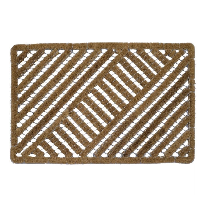 Solemate Coir Wire Scraper 50x80cm Stylish/Durable Outdoor Front Doormat