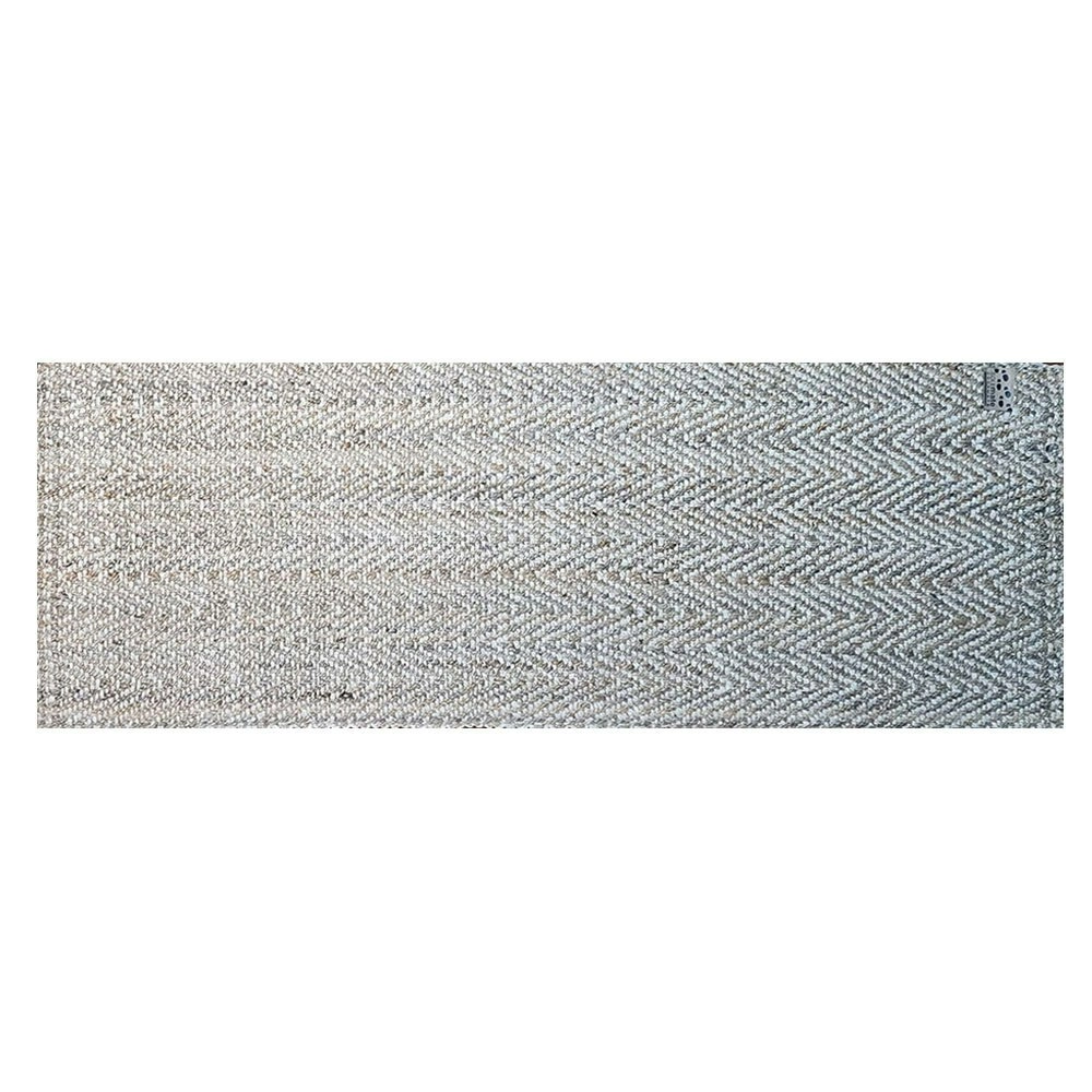 Solemate Jute 2 Tone Zig Zag 80x300cm Stylish Outdoor Entrance Doormat