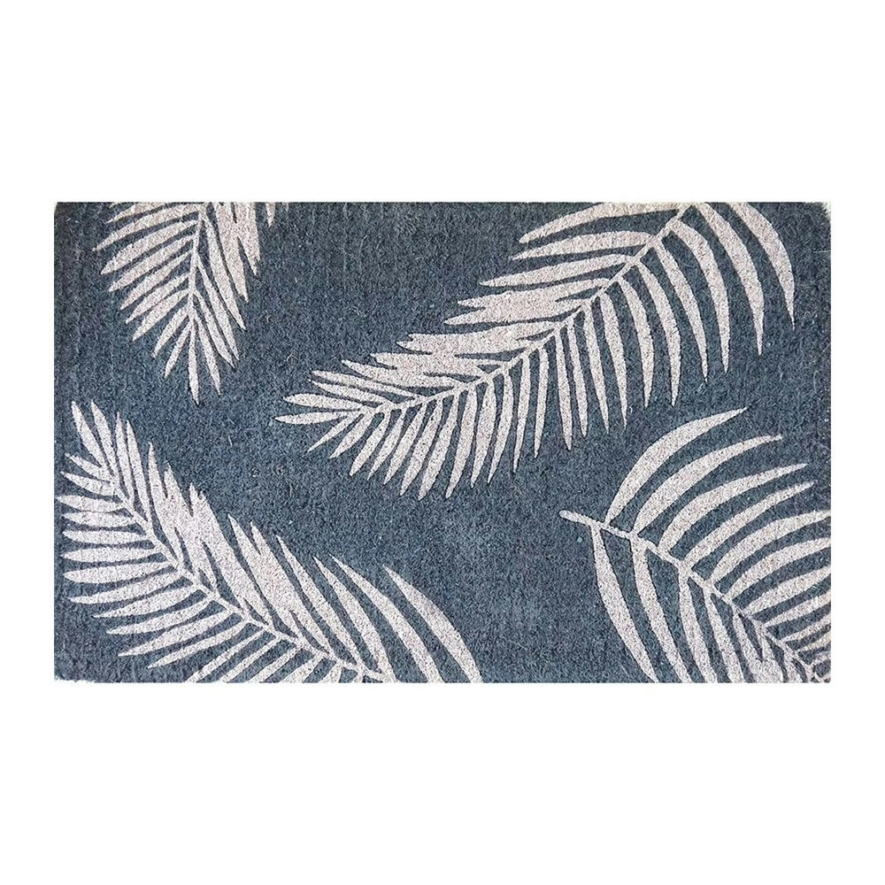 Solemate Premium Fern Grey Coconut Coir Mat Biodegradable 50x80cm Dark Grey