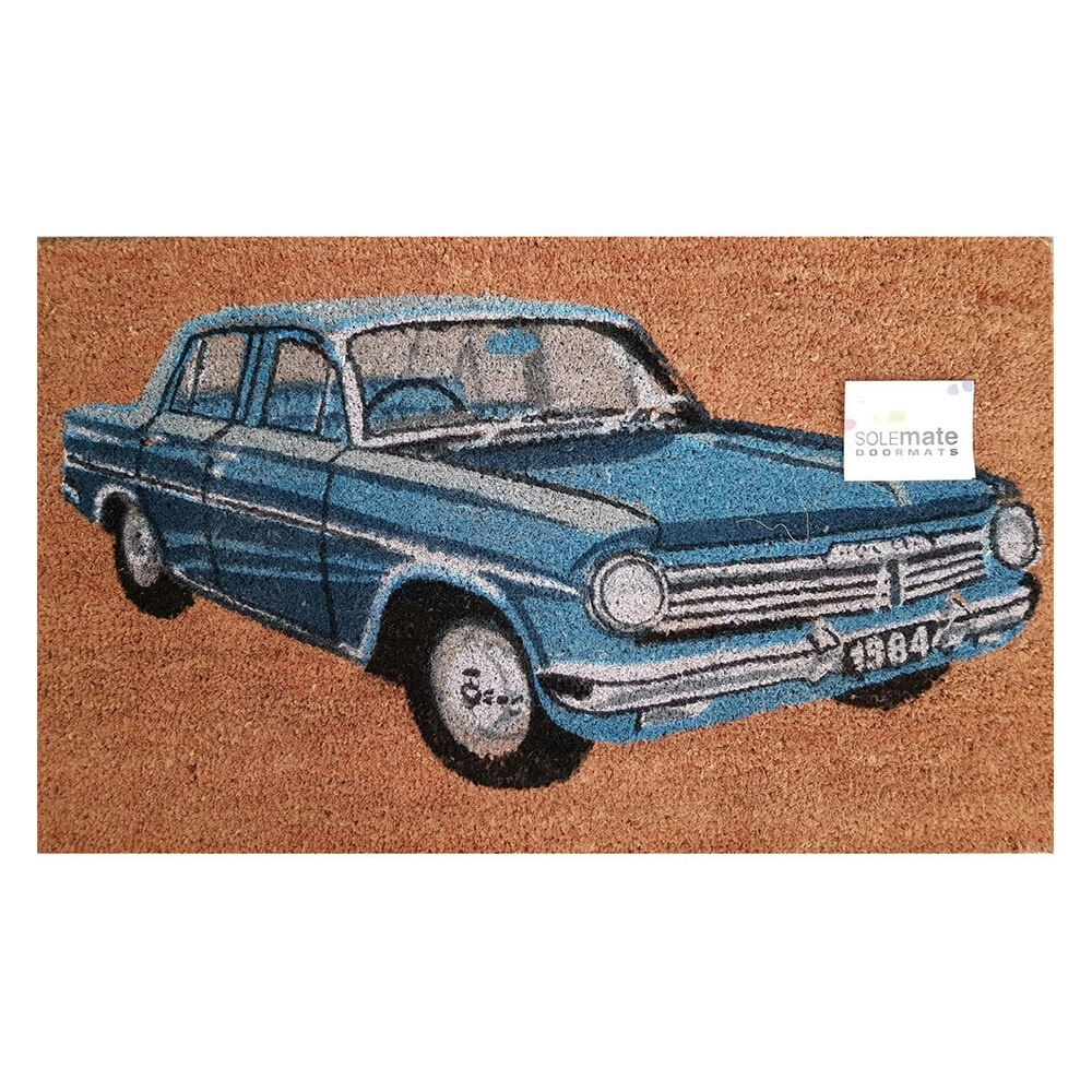 Solemate Latex Backed Coir EH Holden 45x75cm Slim Outdoor Stylish Doormat