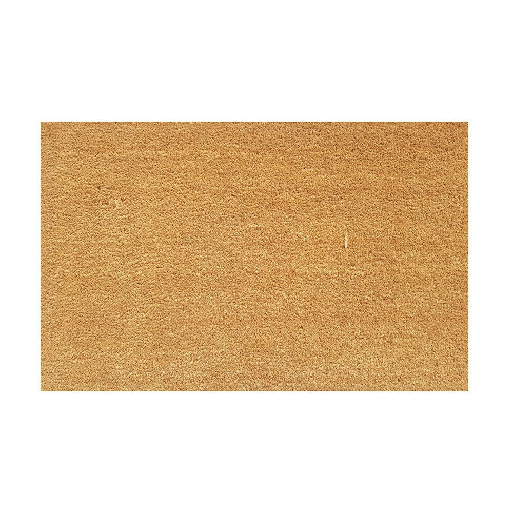 Solemate Latex Back Coir Natural 50x80cm Slimline Outdoor Stylish Doormat