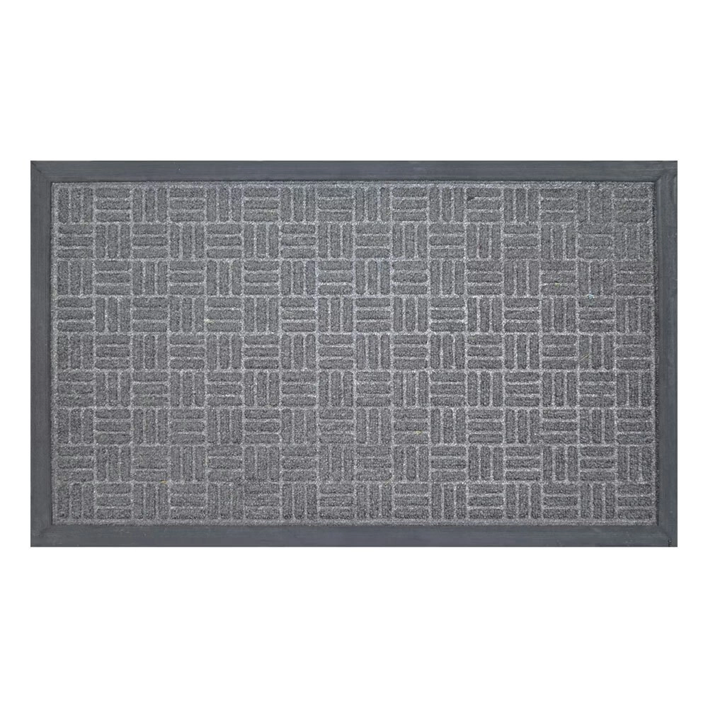 Solemate Marine Carpet Charcoal 45x75cm Functional Outdoor Front Doormat