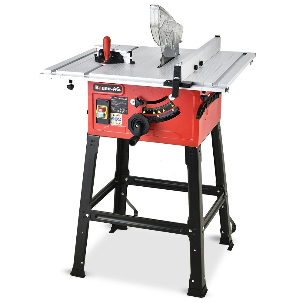 Baumr-AG 2000W 254mm Corded Table Saw with Stand, Extendable, Laser Guide